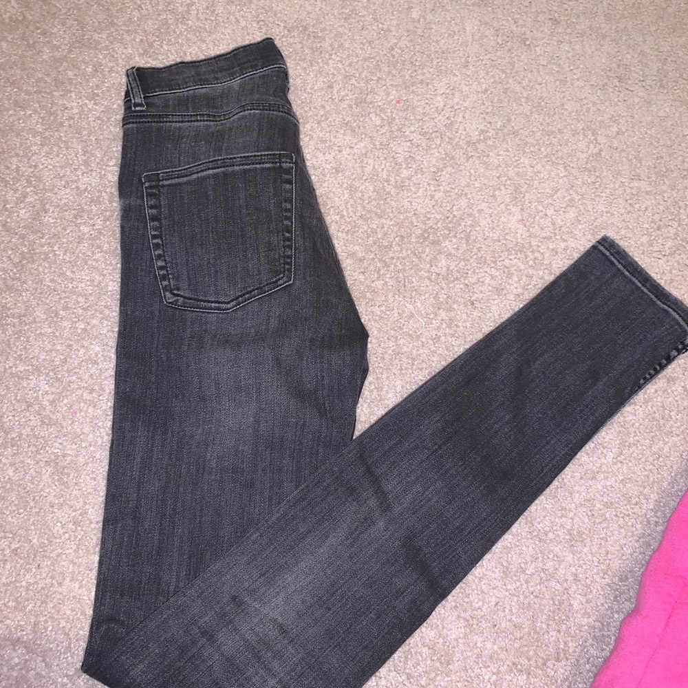 Distressed Cheap Monday high rise skinny jeans